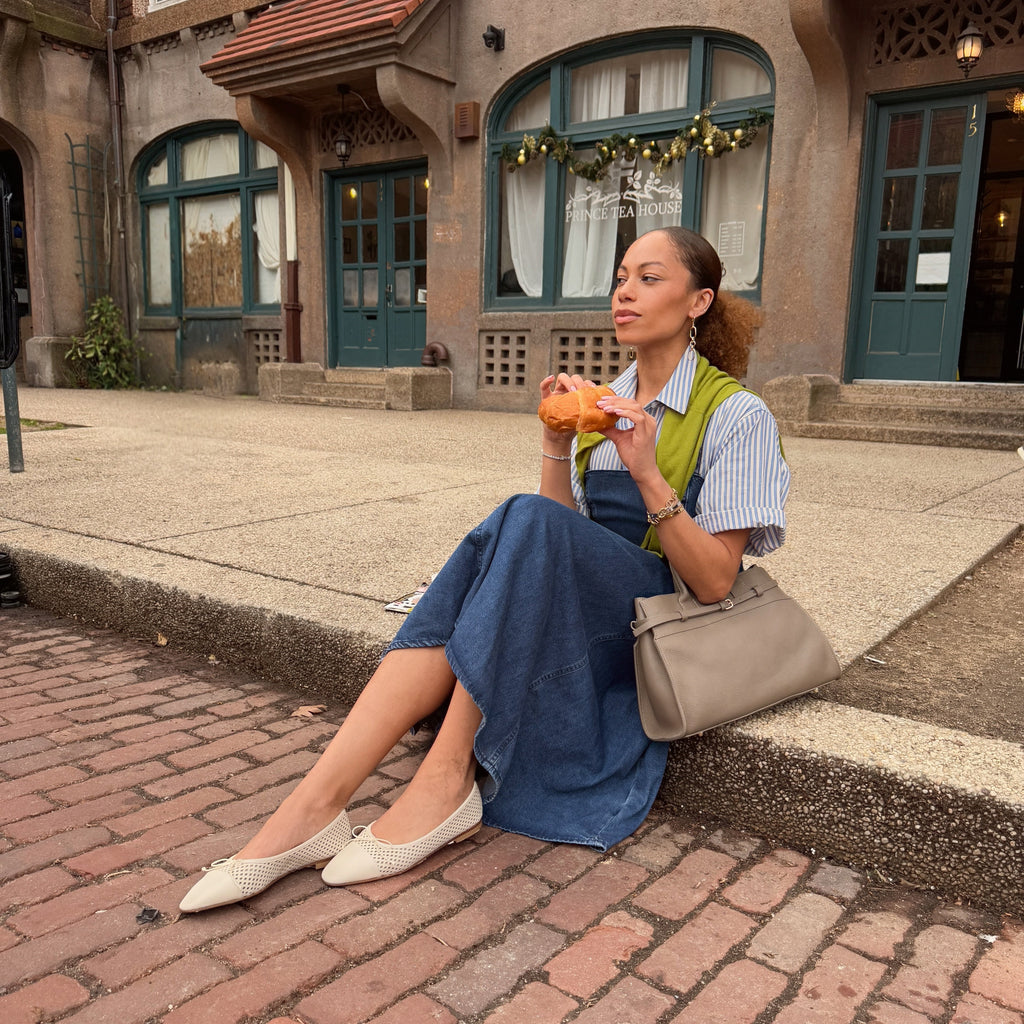 Como - Perforated Ivory (cap toe)