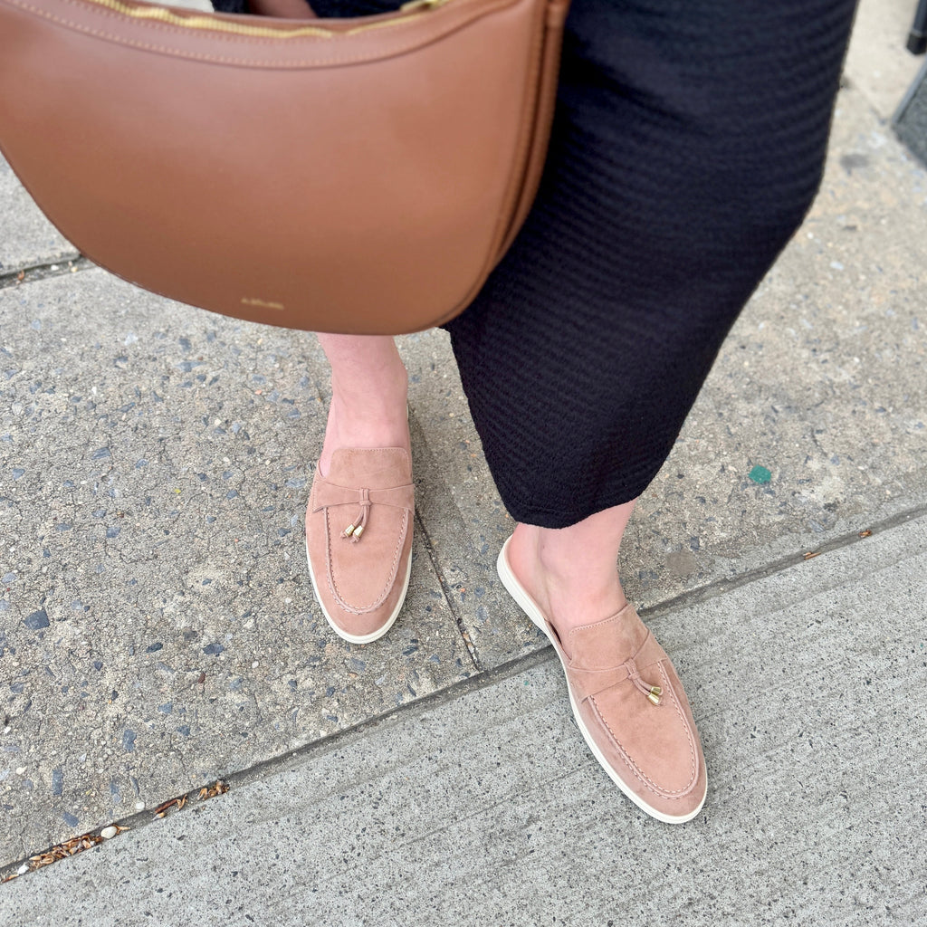 Lisa Slide Sneaker Tassels - Rose Wind