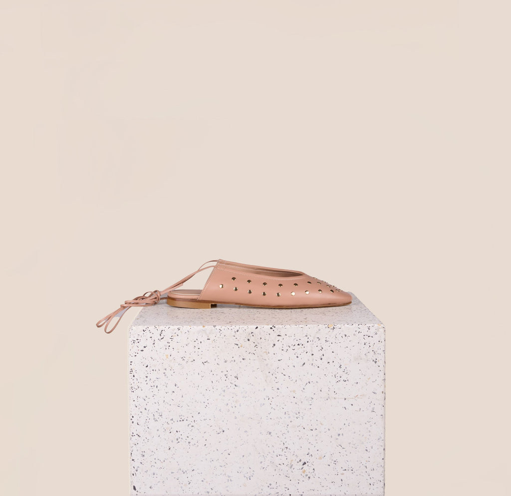 Como Ties Studs - Nude