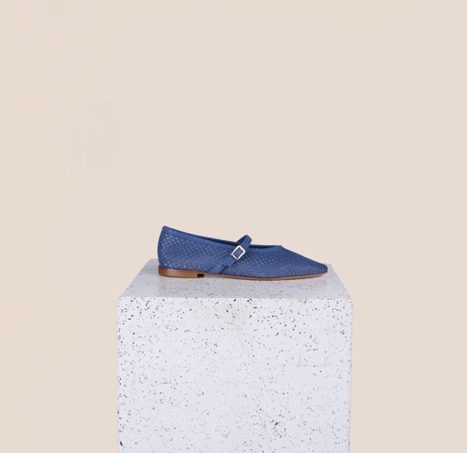 Cori - Perforated Dark Denim