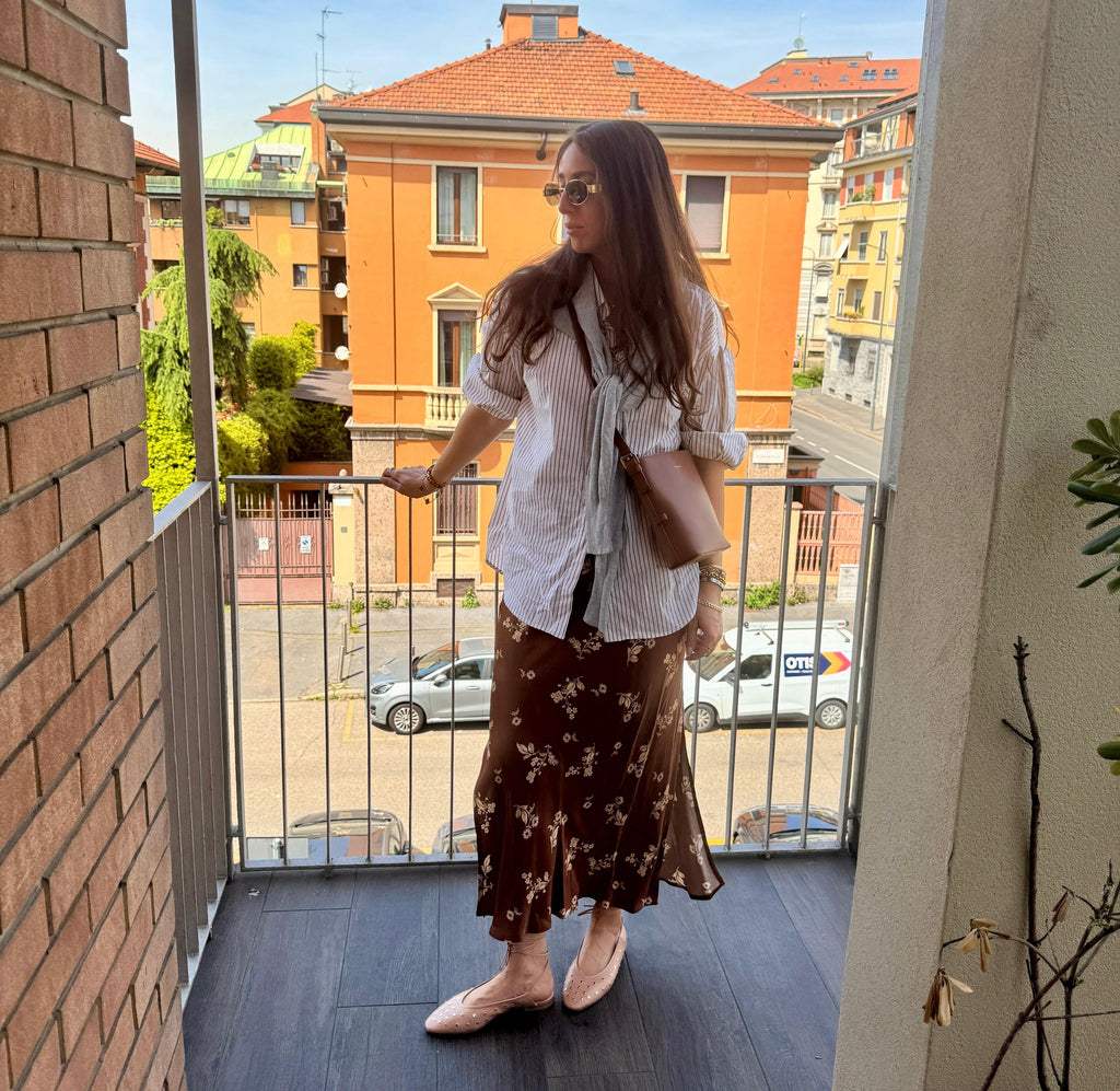 Como Ties Studs - Nude