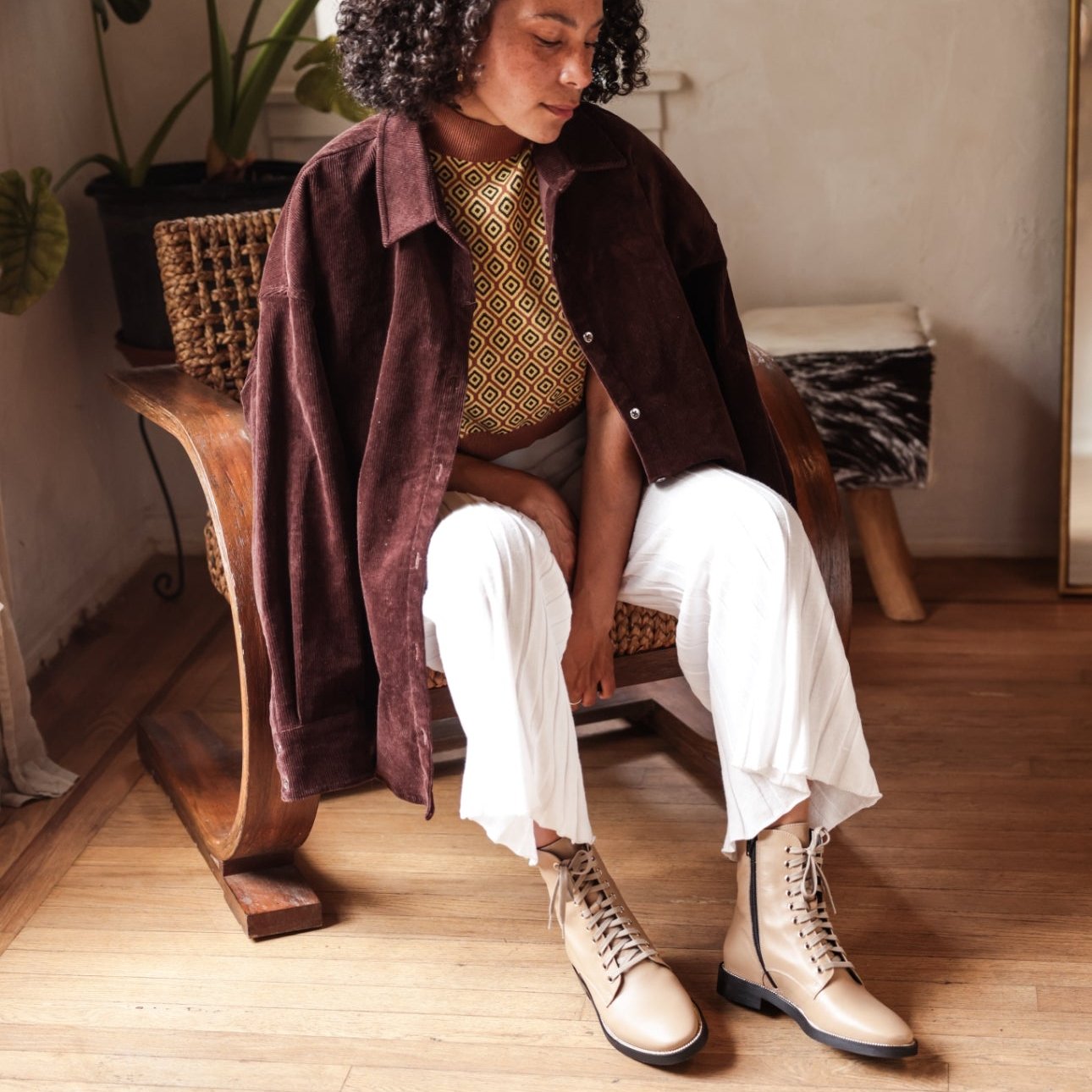 Asti Due - Beige Leather