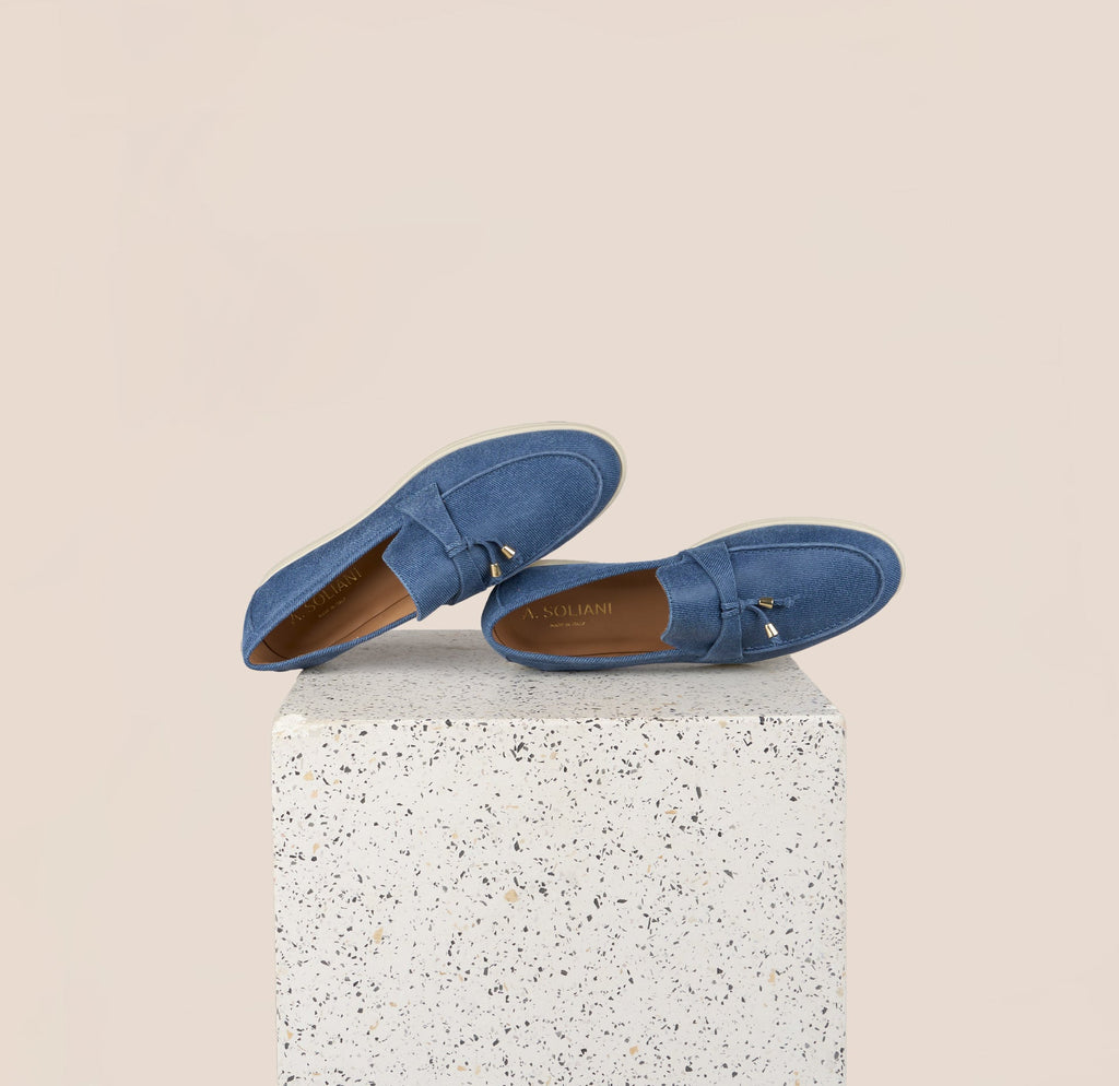 Lisa Tassels- Dark Denim