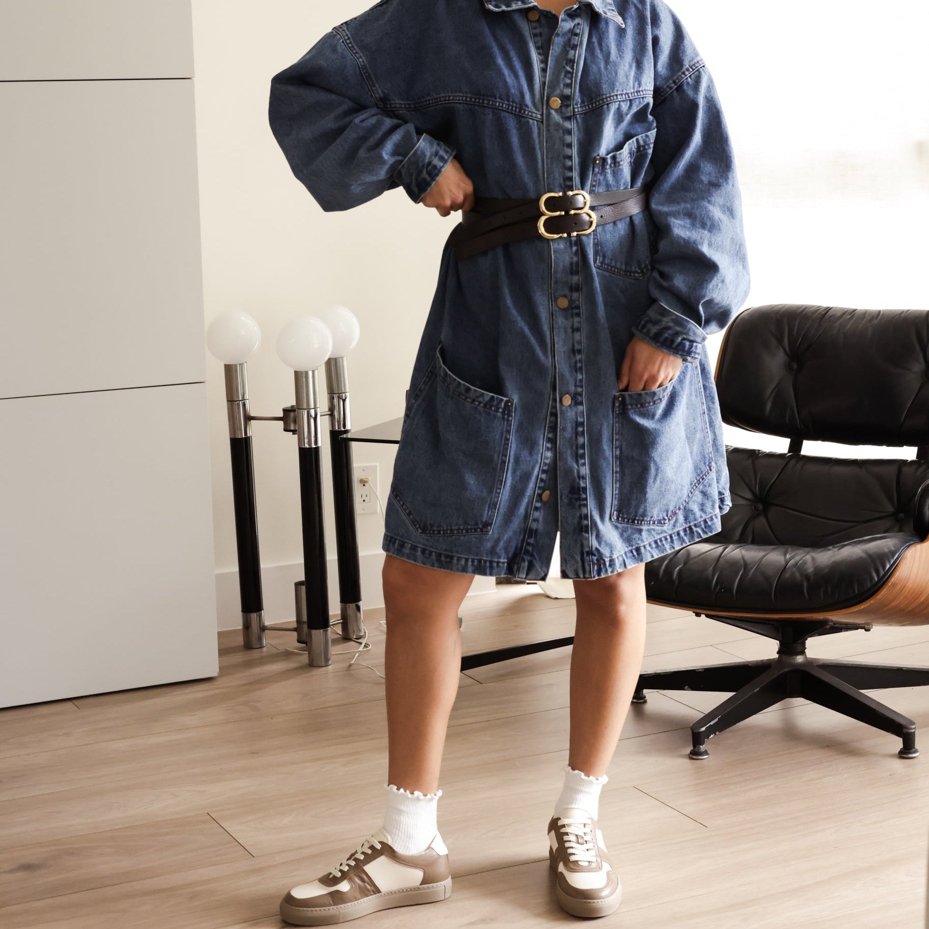 Palermo Sneaker - Taupe/White