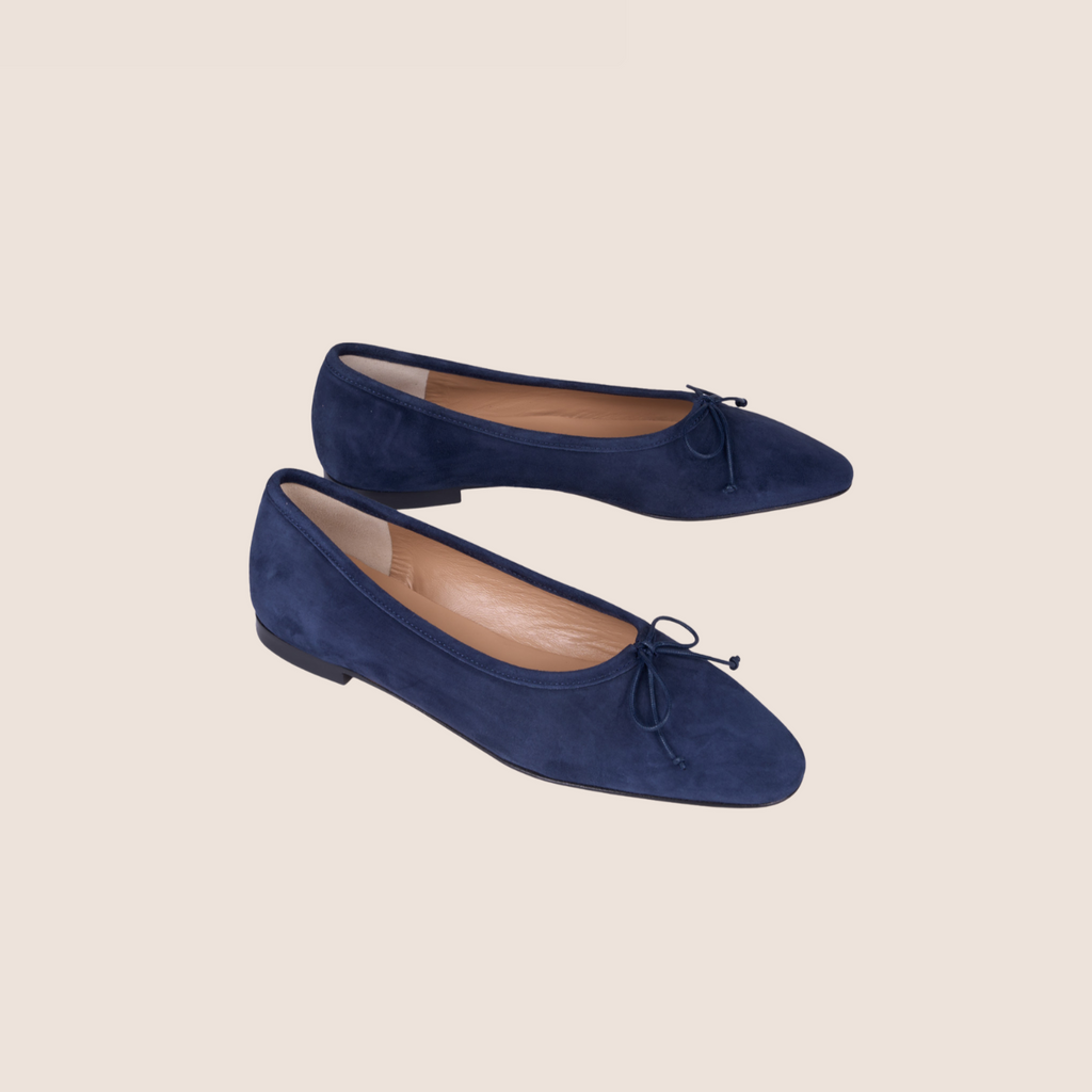 Como - Navy Blue Suede