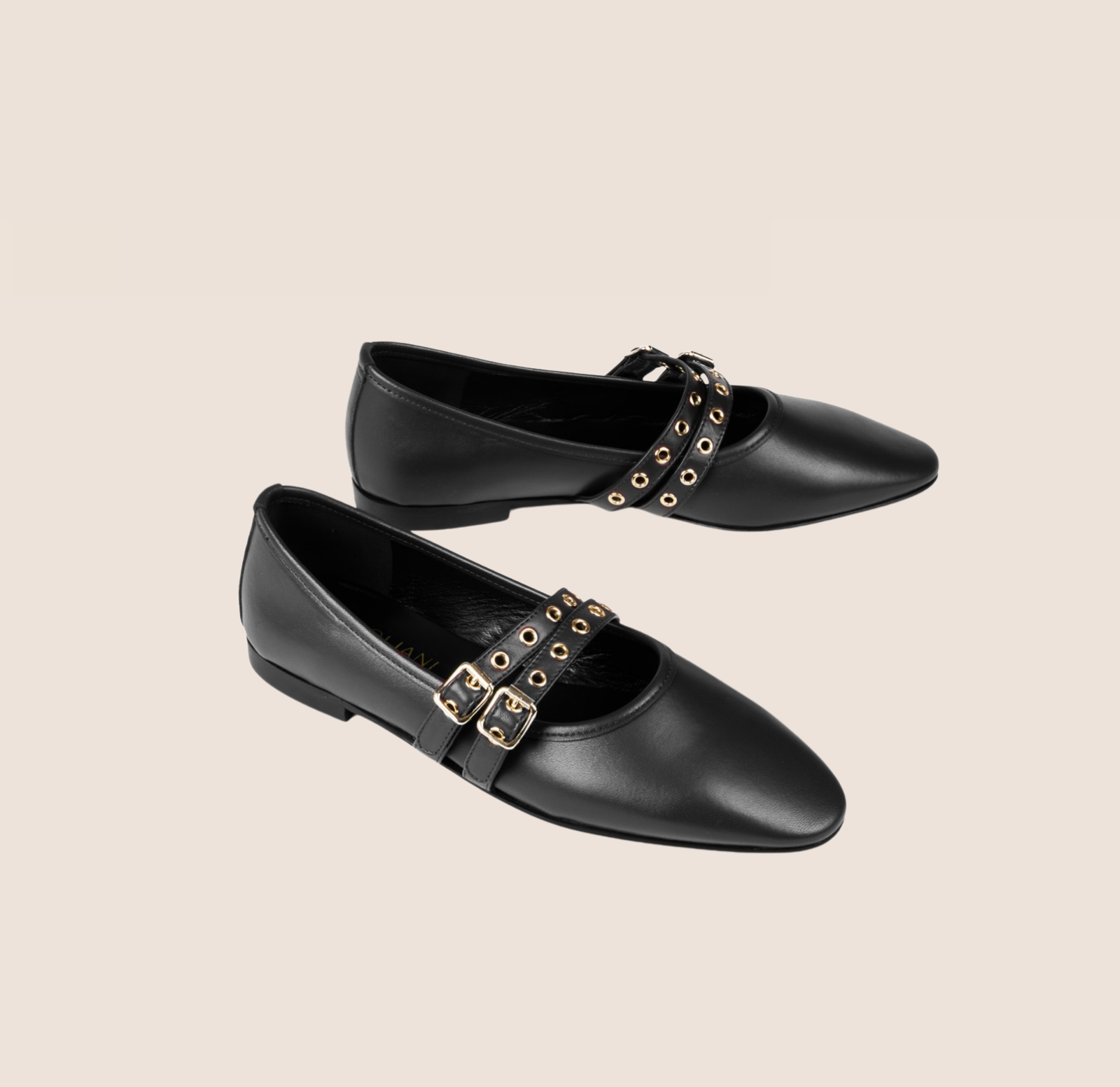 Como 2 Buckle - Black Leather