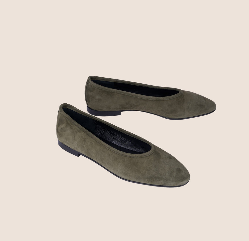 Siena - Army Green Suede