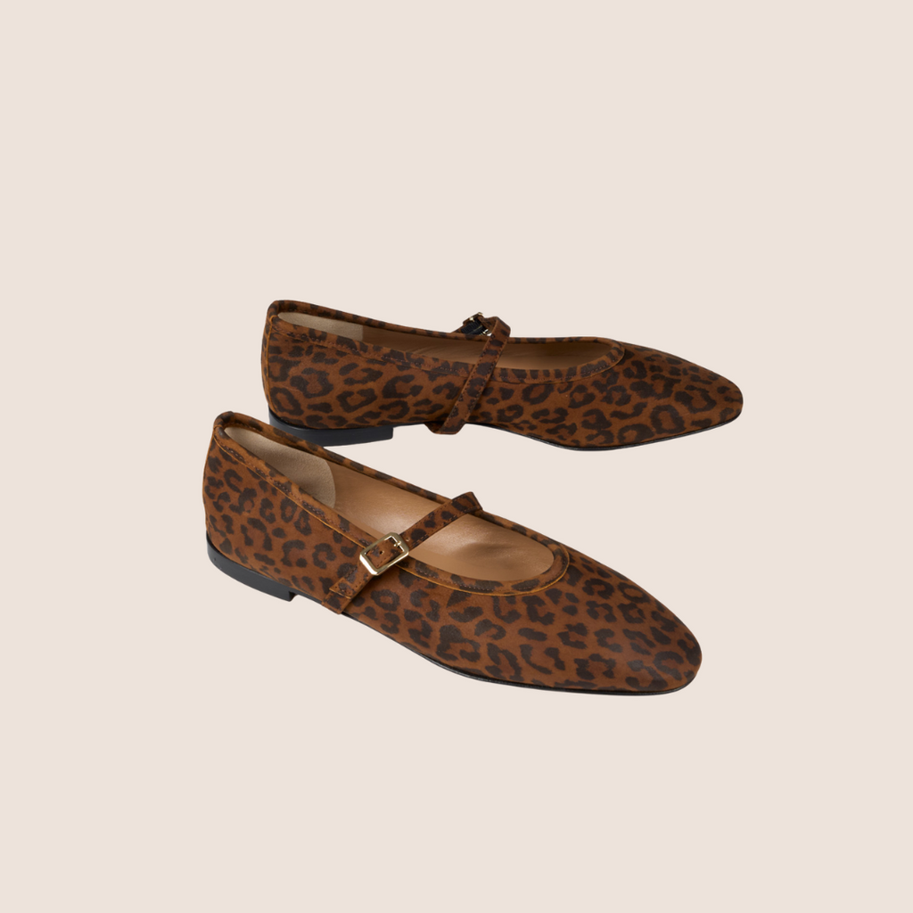 Cori - Leopard Suede