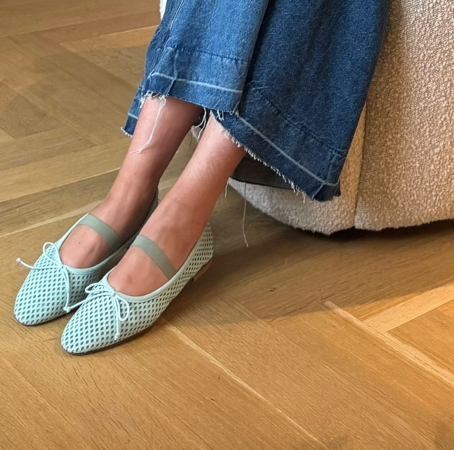 Como Strap - Perforated Turquoise