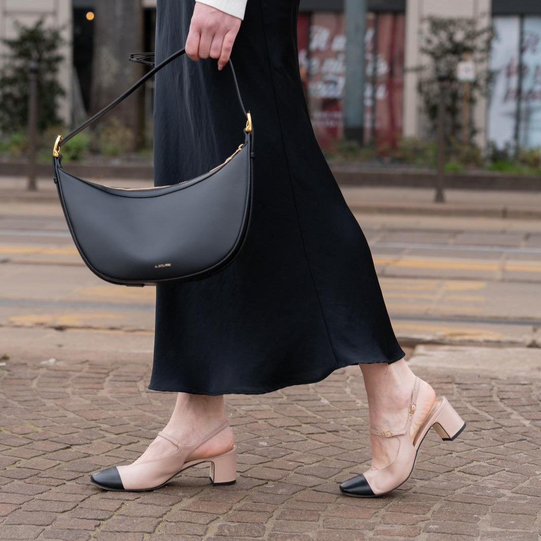 Selva  - Beige Nude/ Black