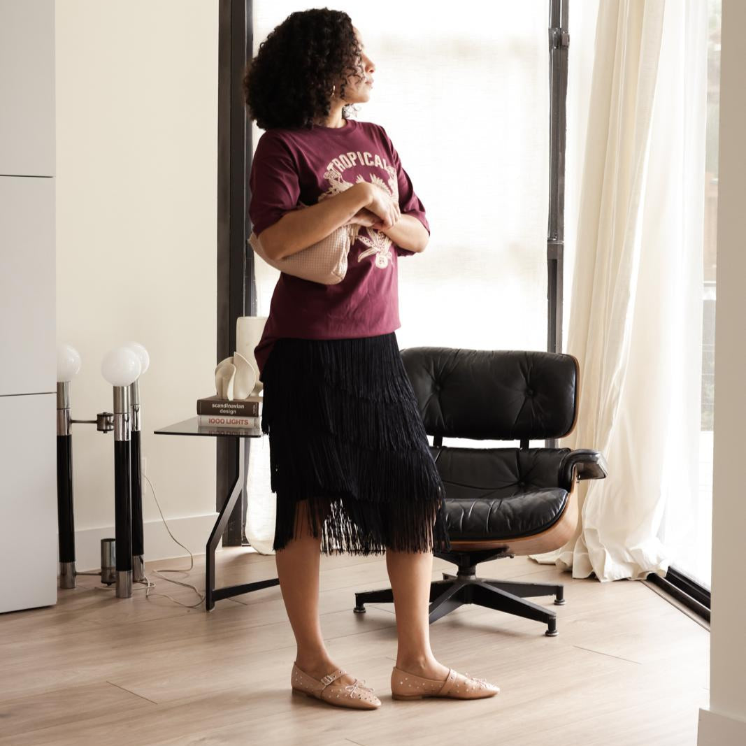 Como Buckle - Nude Studs