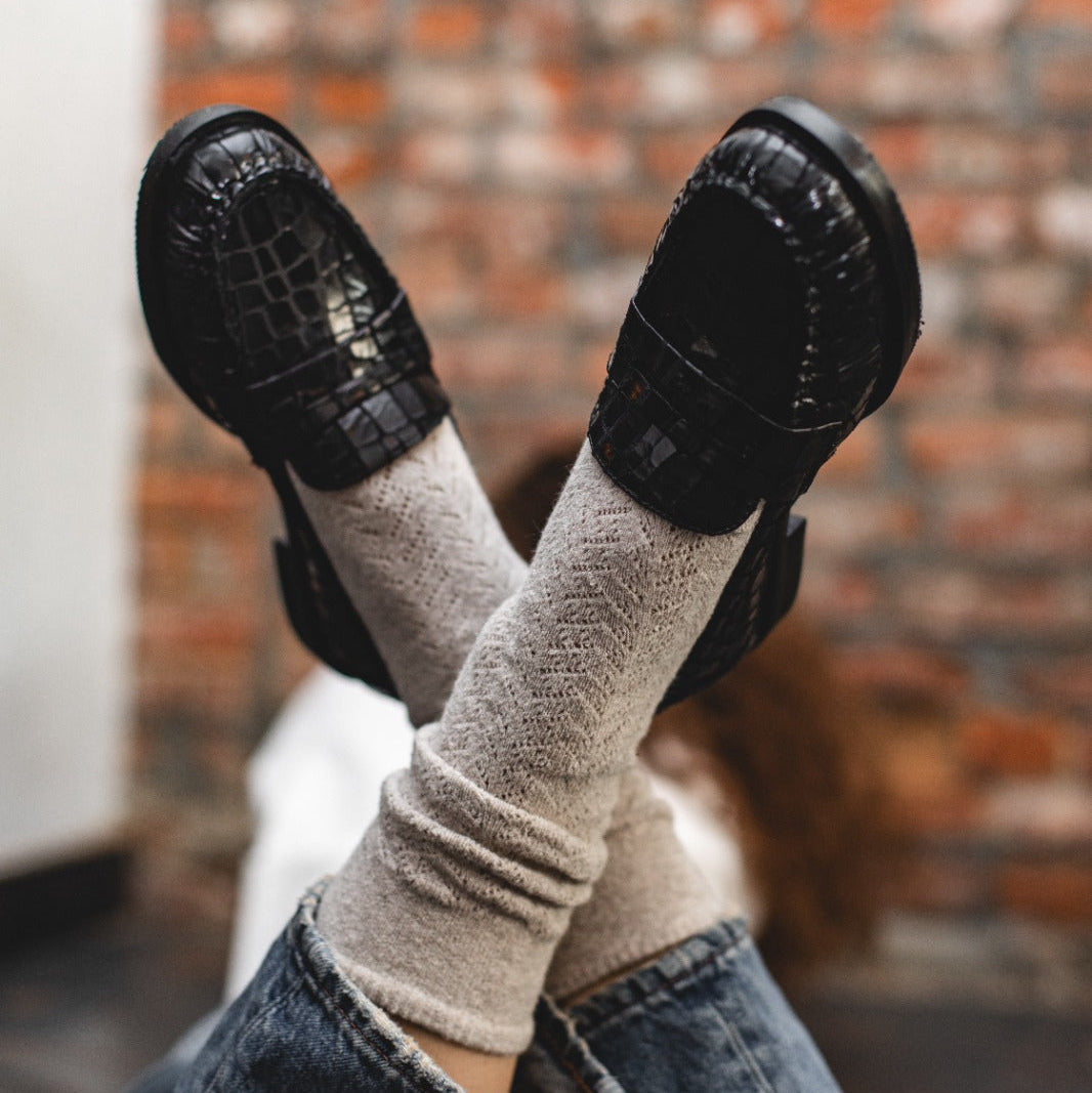 Lodi - Black Croc -Shipping between September 10th-17th